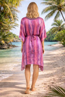 Pink Lavender Silky Tunic