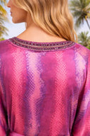 Pink Lavender Silky Tunic