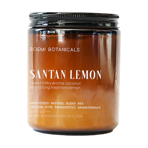 Scented Candle Santan Lemon