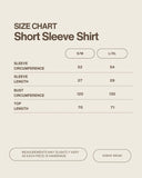 Short Sleeve Shirt in Azure Blue