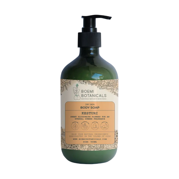 Aromatic and Flowery Body Soap - Kesturi (Dry Skin)