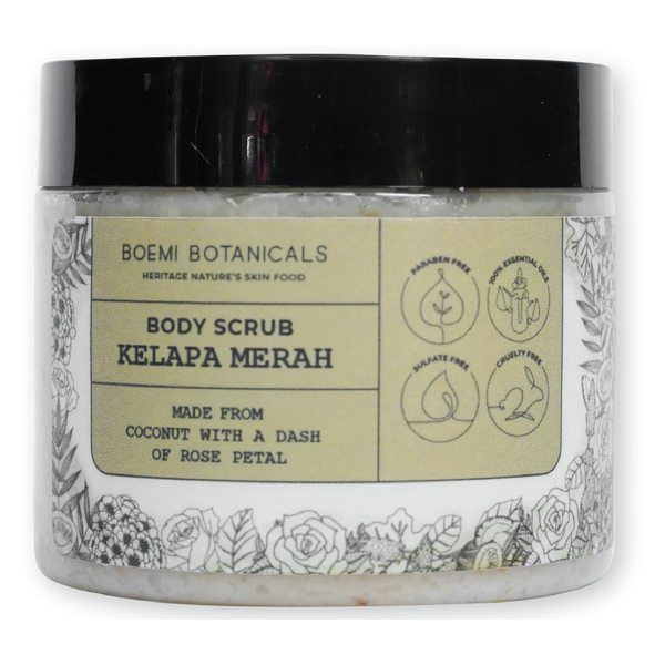 Body Scrub Kelapa Merah (Kesturi)