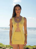 Tala Mini Skirt Butter Yellow