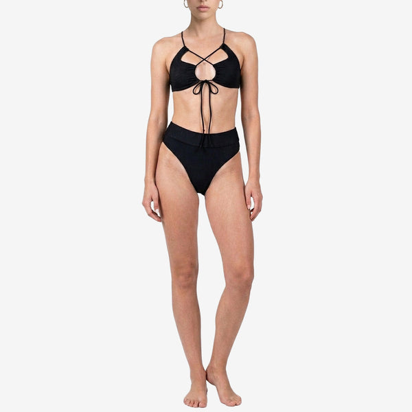 Nero Cross Tie Bikini