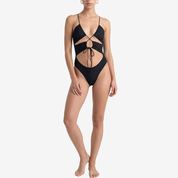 Nero Tie Monokini