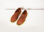 Oxford en daim naturel/citron vert