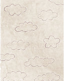 RugCycled Washable Rug in Clouds