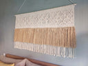 Large Macrame Wall Hanging Natural Raffia
