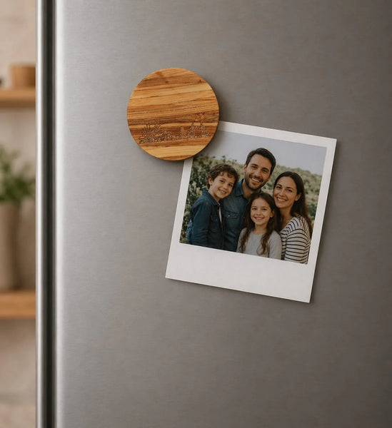 Round Fridge Magnet