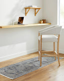 Margaret Rug in Denim/Silver