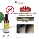 Eucalie Bug Off Mosquito Repellent Spray, Anti Nyamuk Organik untuk Anak & Keluarga, Aroma Segar, Perlindungan dari Gigitan Nyamuk