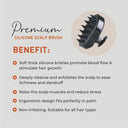 Premium Silicone Scalp Brush