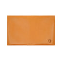 Open view of a brown vegetable-tanned leather cardholder by draft-8