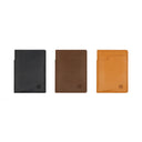 Brown vegetable-tanned leather wallet by draft-8