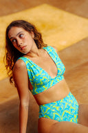FUNKY TROPICS - High Rise Cheeky Bikini Bottom