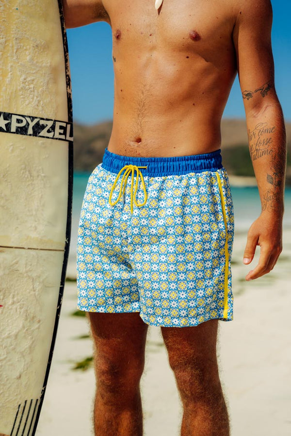 LEMON ZEST - Men' Essential Zip Pocket Short