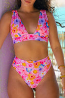 LILA LUSH - High Rise Cheeky Bikini Bottom