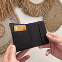 Brown leather LUPA wallet by Draft-8