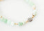 Bracelet Léopold en chrysoprase verte