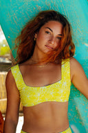 ALOHA BABE - Reversible Surf Bikini Top