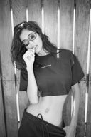 Cropped Exposed Tee