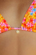 SUNNY BUNNY Triangle Charm Bikini Top