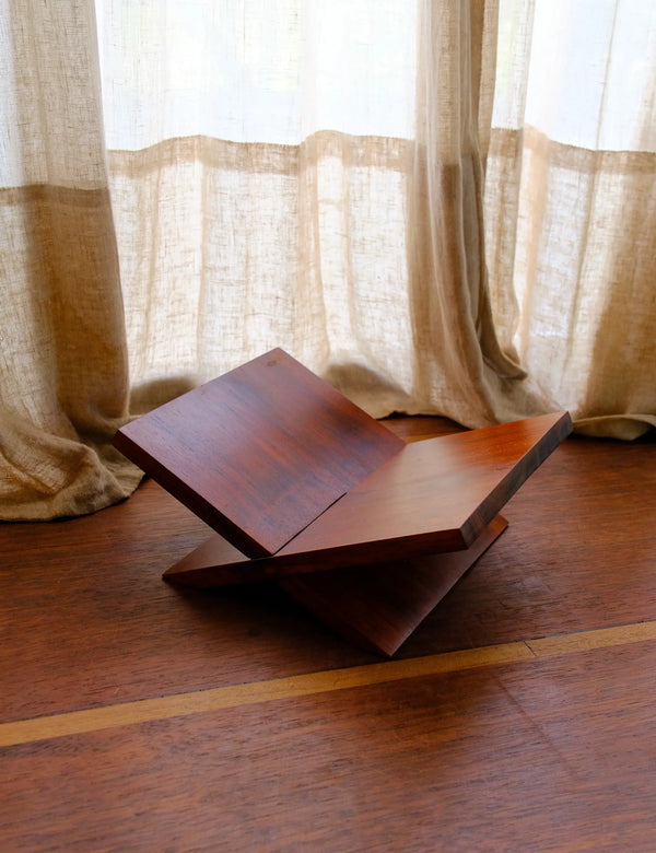 Warm Walnut Book Stand